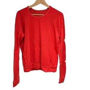 SUNDRY super soft baggy red sweatshirt - size 1 (small)